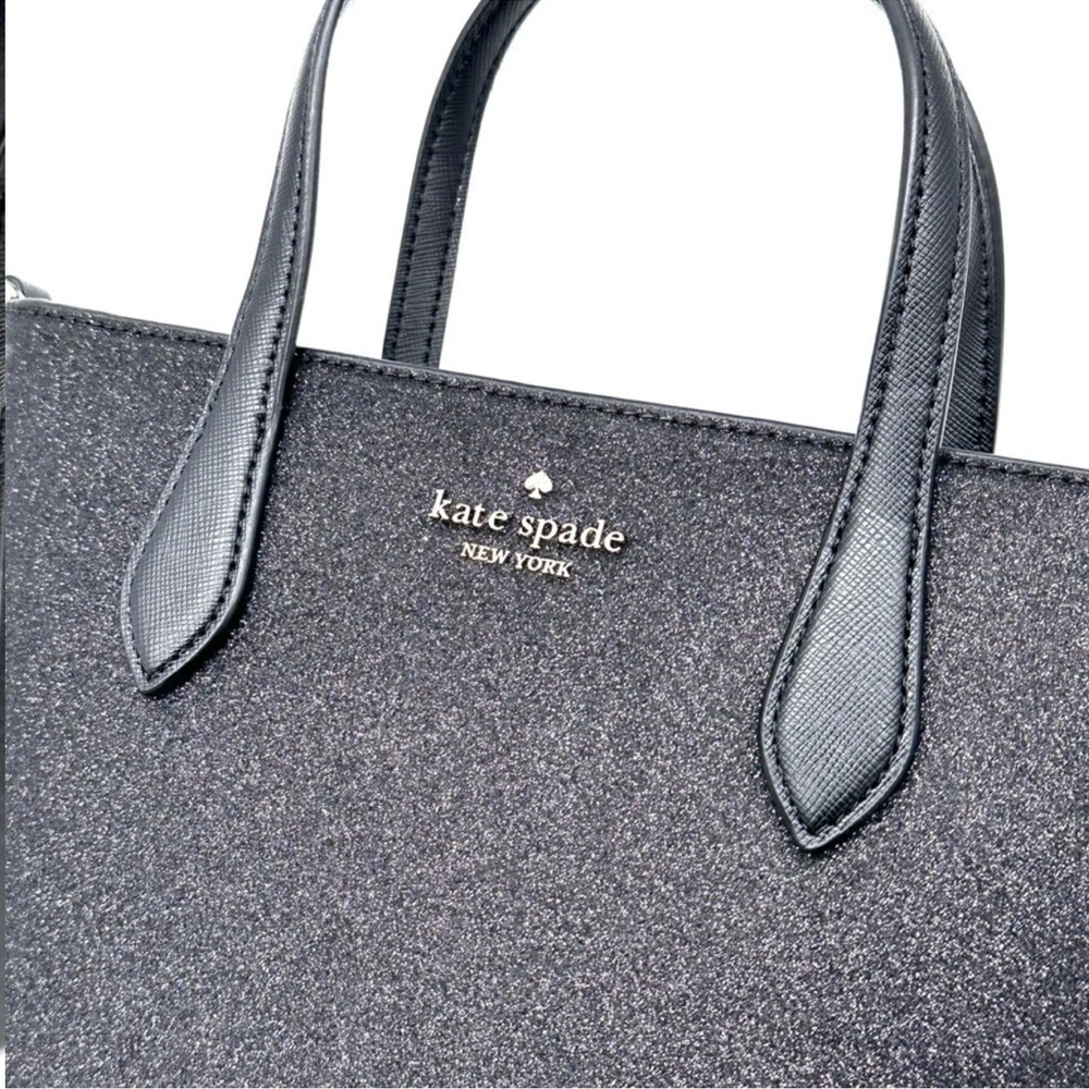 Kate Spade Glimmer Satchel Bag Black (NWT) - Picture 11 of 13